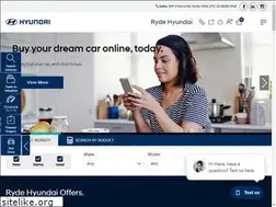 Sites similar to rydehyundai.com.au
