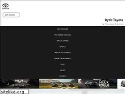 Sites similar to rydetoyota.com.au