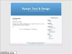 Sites similar to rymantextdesign.wordpress.com