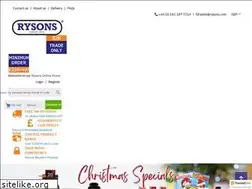 Sites similar to rysons.co.uk