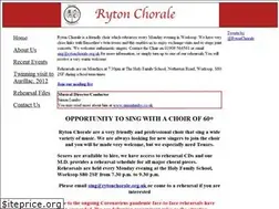 Sites similar to rytonchorale.org.uk