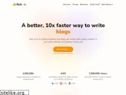 Sites similar to rytr.io