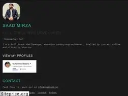 Sites similar to saadmirza.net