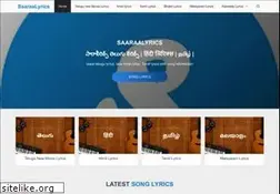 Sites similar to saaraalyrics.com