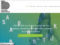 Sites similar to saarland-bibliotheken.de
