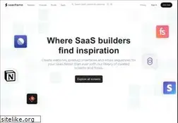 Sites similar to saasframe.io