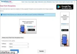 Sites similar to saat-farki.hesaplama.net