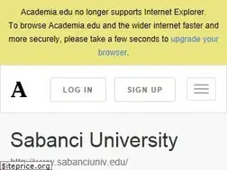 Sites similar to sabanciuniv.academia.edu