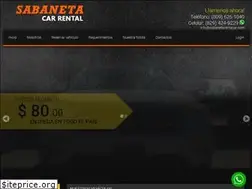 Sites similar to sabanetarentacar.com