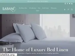 Sites similar to sabanilinens.co.uk