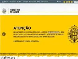 Sites similar to sabara.mg.gov.br