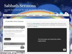 Sites similar to sabbathsermons.com