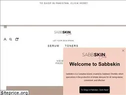 Sites similar to sabbskin.com