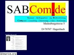 Sites similar to sabcom.de
