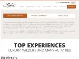 Sites similar to sabi-sand.com