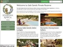 Sites similar to sabi.krugerpark.co.za