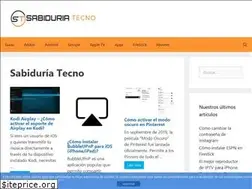 Sites similar to sabiduriatecno.com