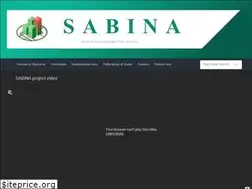 Sites similar to sabina-project.eu