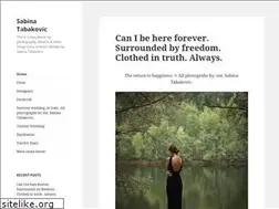 Sites similar to sabinatabakovic.com