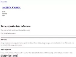 Sites similar to sabinavarga.com