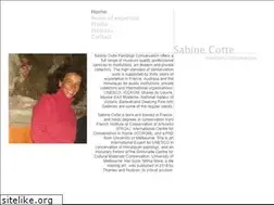Sites similar to sabinecotte.com