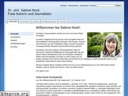 Sites similar to sabinehock.de