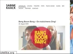 Sites similar to sabinekaack.de