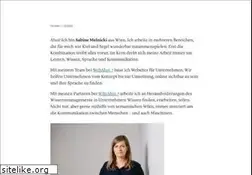 Sites similar to sabinemelnicki.at