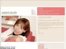 Sites similar to sabinesauer.info