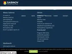 Sites similar to sabinov.sk