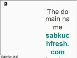 Sites similar to sabkuchfresh.com