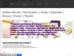 Sites similar to sablonmurahjakarta.weebly.com