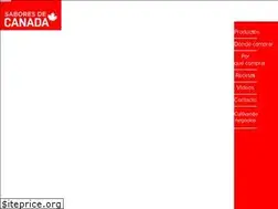Sites similar to saboresdecanada.mx