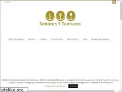 Sites similar to saboresytexturas.com