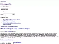 Sites similar to sabotage1943.com