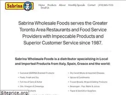 Sites similar to sabrinafoods.com