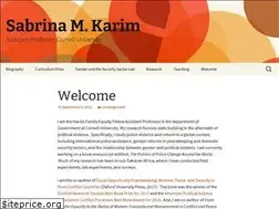 Sites similar to sabrinamkarim.com