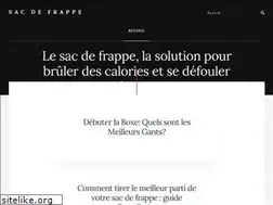 Sites similar to sac-de-frappe.com