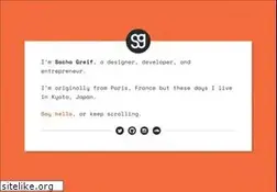 Sites similar to sachagreif.com