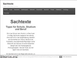 Sites similar to sachtexte.de