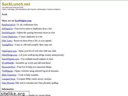 Sites similar to sacklunch.net
