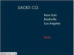 Sites similar to sacksco.com