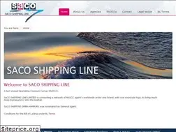 Sites similar to sacoshippingline.com