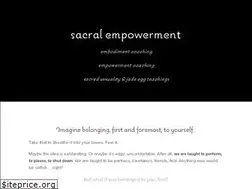 Sites similar to sacralempowerment.com