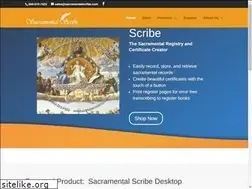 Sites similar to sacramentalscribe.com