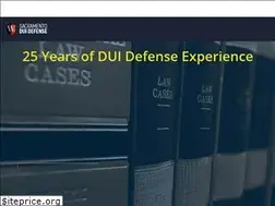 Sites similar to sacramentoduiattorney.com