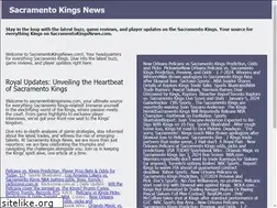Sites similar to sacramentokingsnews.com