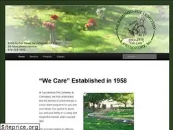 Sites similar to sacramentopetcemetery.com