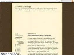 Sites similar to sacred-astrology.blogspot.com