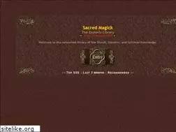 Sites similar to sacred-magick.com